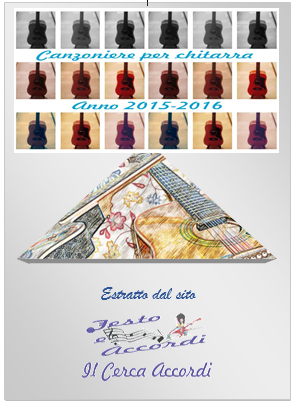 Il canzoniere per chitarra anno 2015-2016